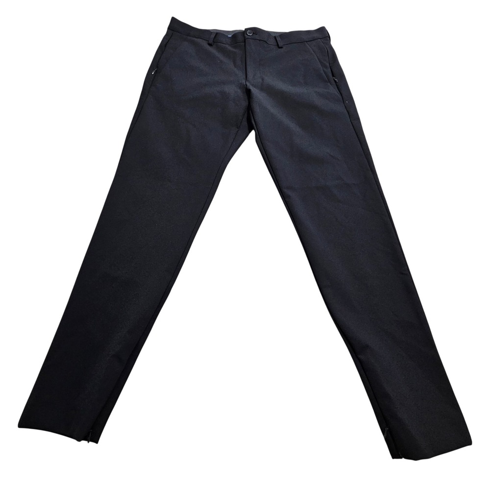 Zara Trousers Women 32 Black Slim Fit Ankle Zip Pockets 9621/350/800/42